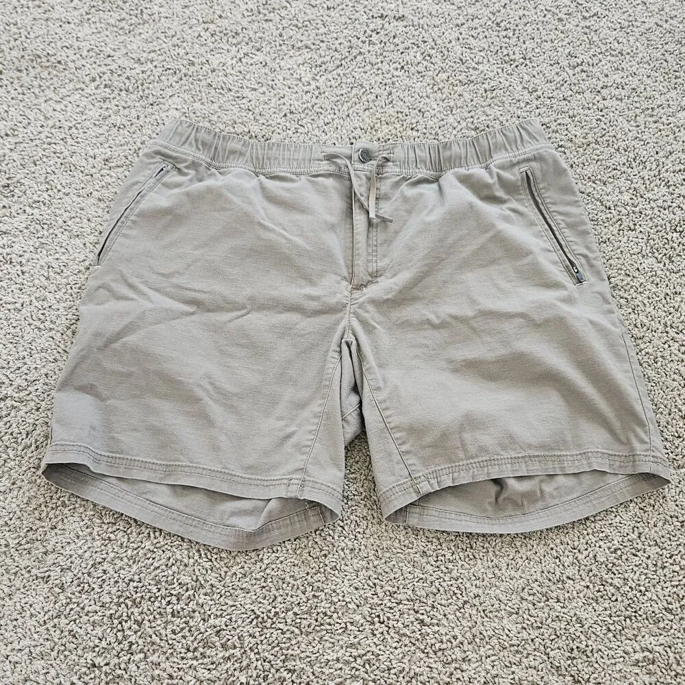 LL Bean Brown Cargo Shorts Ripstop Mens XL